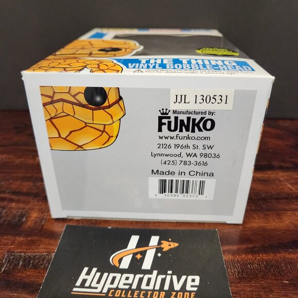 Marvel The Thing (Black & White) Funko PoP! Vinyl Figure #09 Gemini Collectibles - Picture 6 of 8